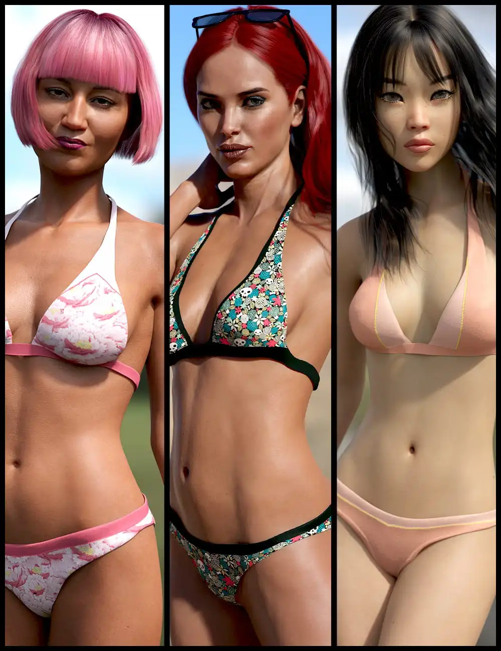 Hannelore Bikini Outfit Textures_DAZ3DDL