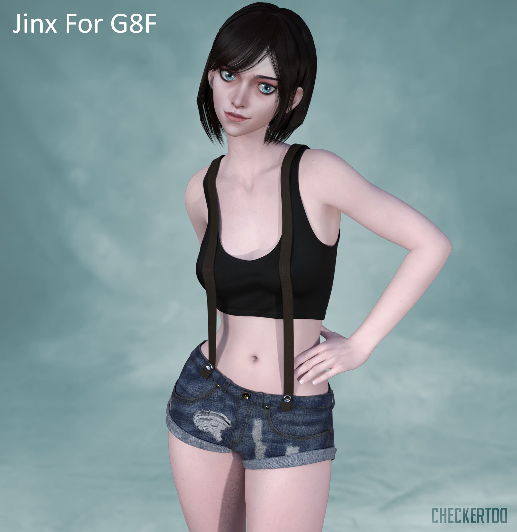 Jinx For G8F_DAZ3D下载站
