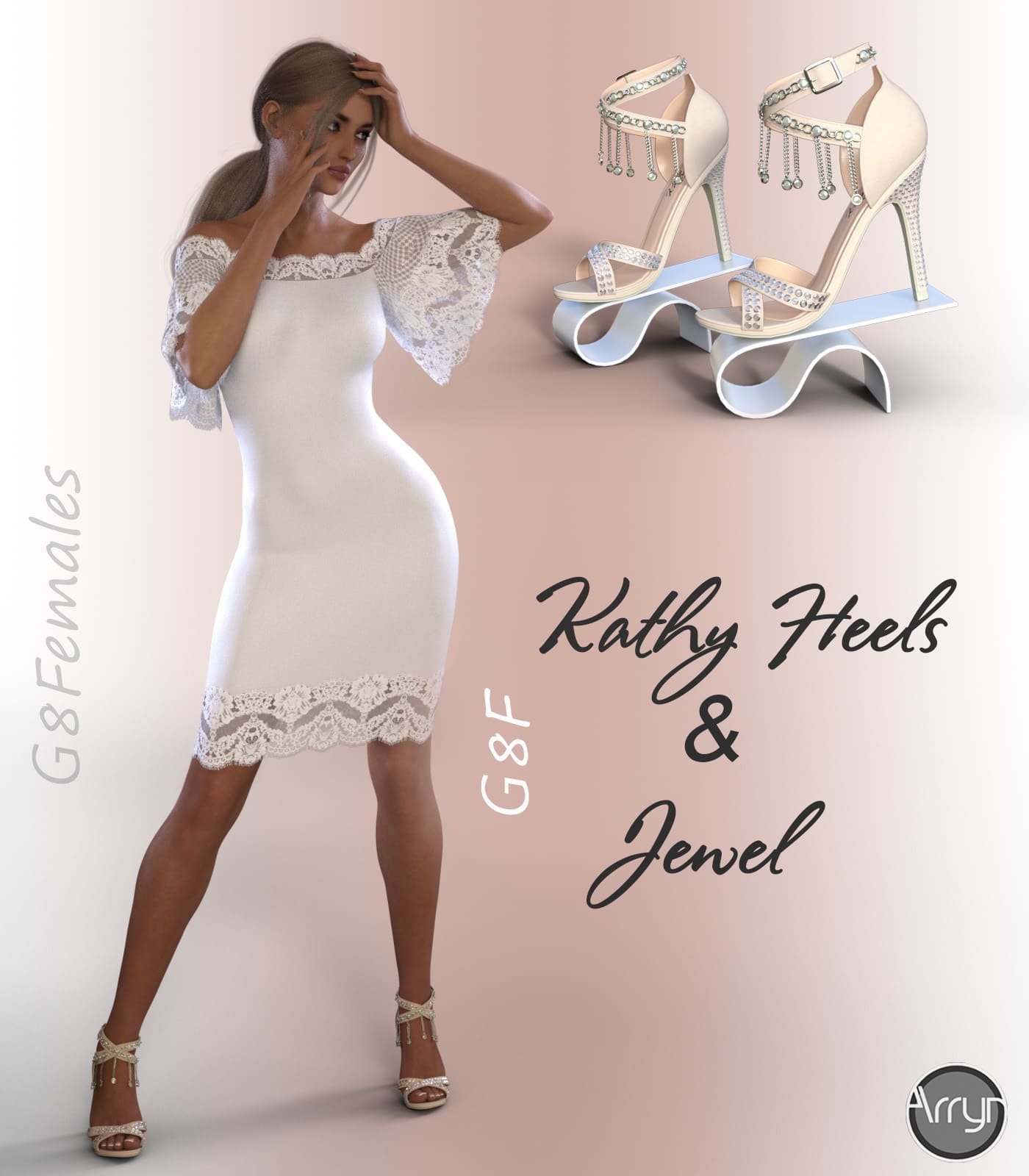 Kathy Heels And Jewel G8F_DAZ3D下载站