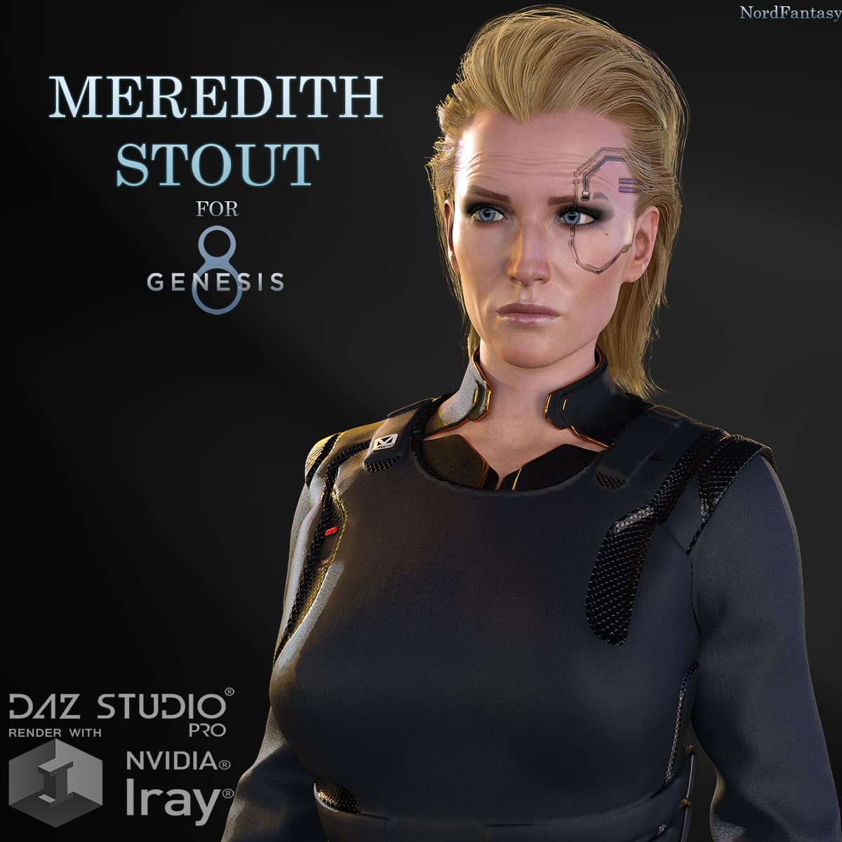 Meredith Stout (Cyberpunk2077) – GENESIS 8 DAZ_DAZ3D下载站