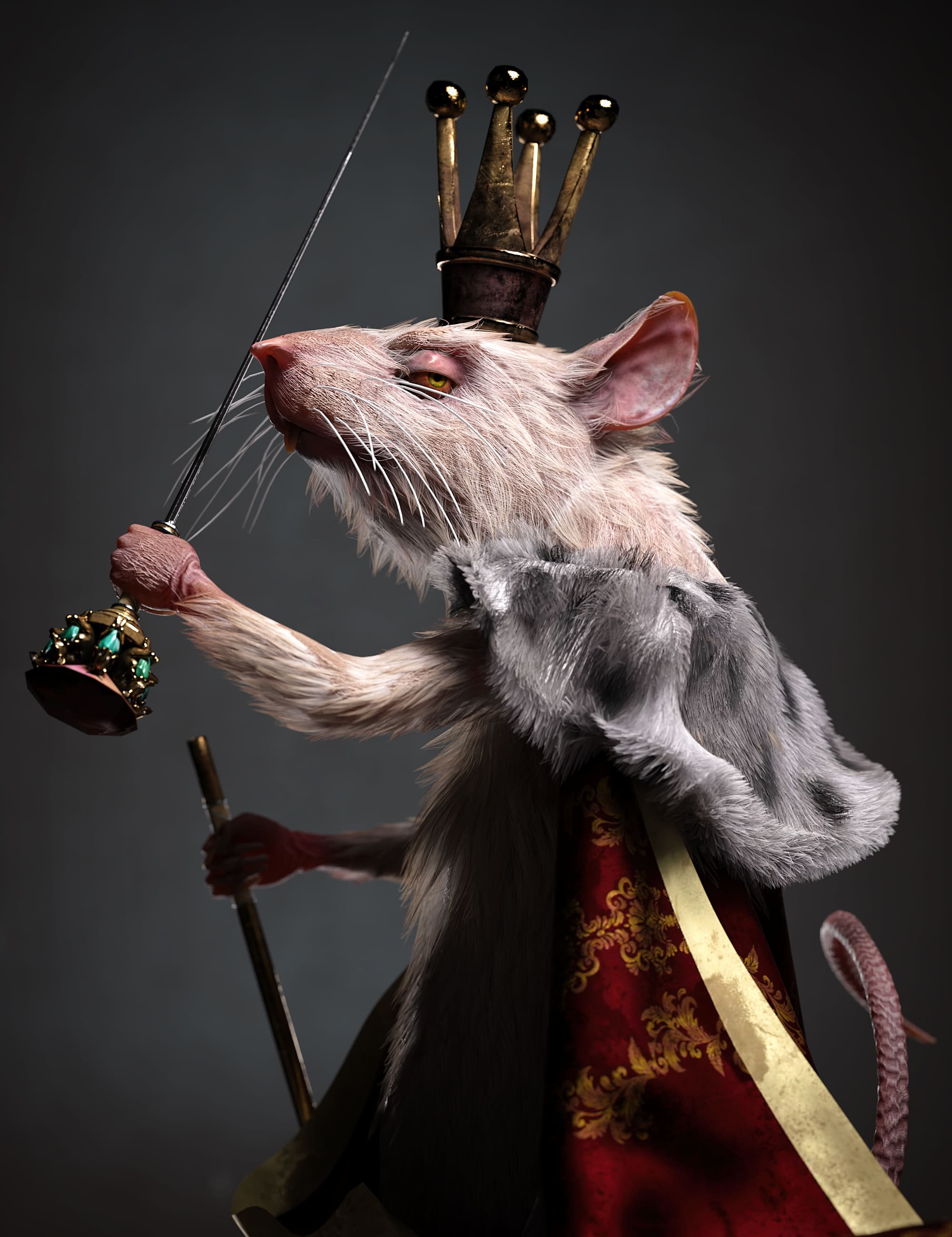 Mouse King for Genesis 8.1 Males_DAZ3D下载站