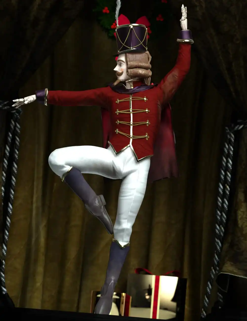 Nutcracker Doll Poses_DAZ3D下载站