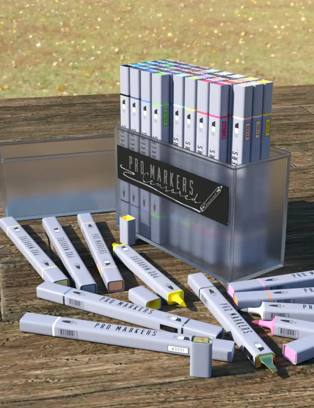 Pro Marker Pens_DAZ3DDL