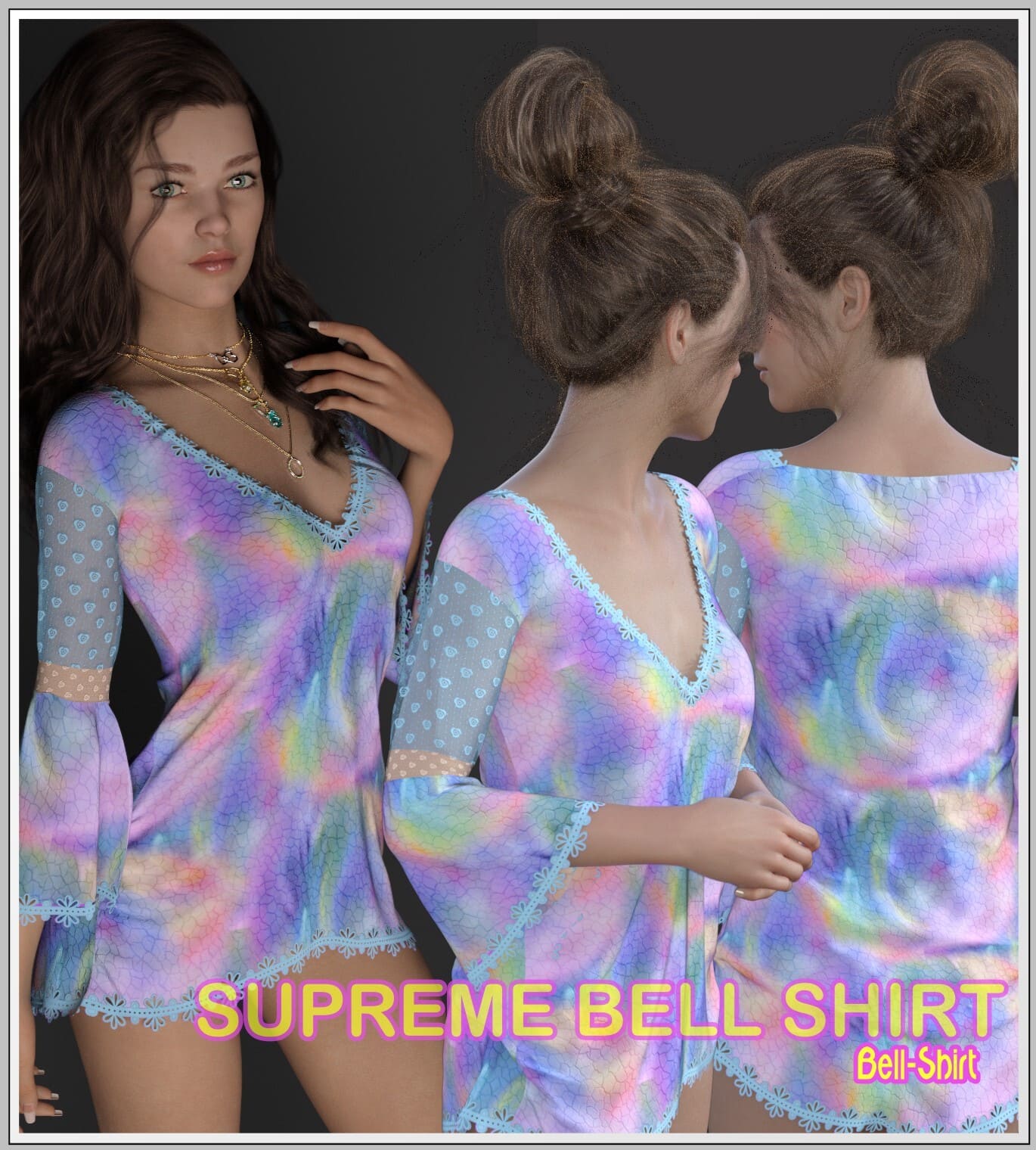 Supreme for Bell Peasant Top_DAZ3DDL