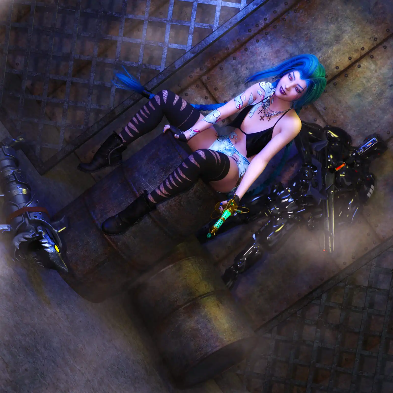 CW_Jinx for Genesis 8 Female_DAZ3D下载站