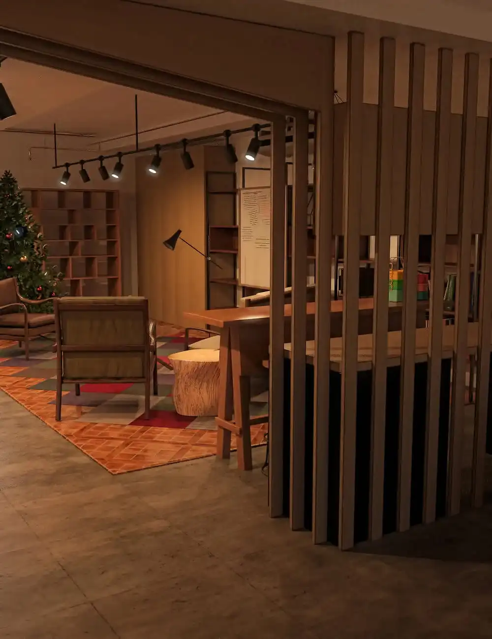 FG Industrial Rustic Office_DAZ3D下载站