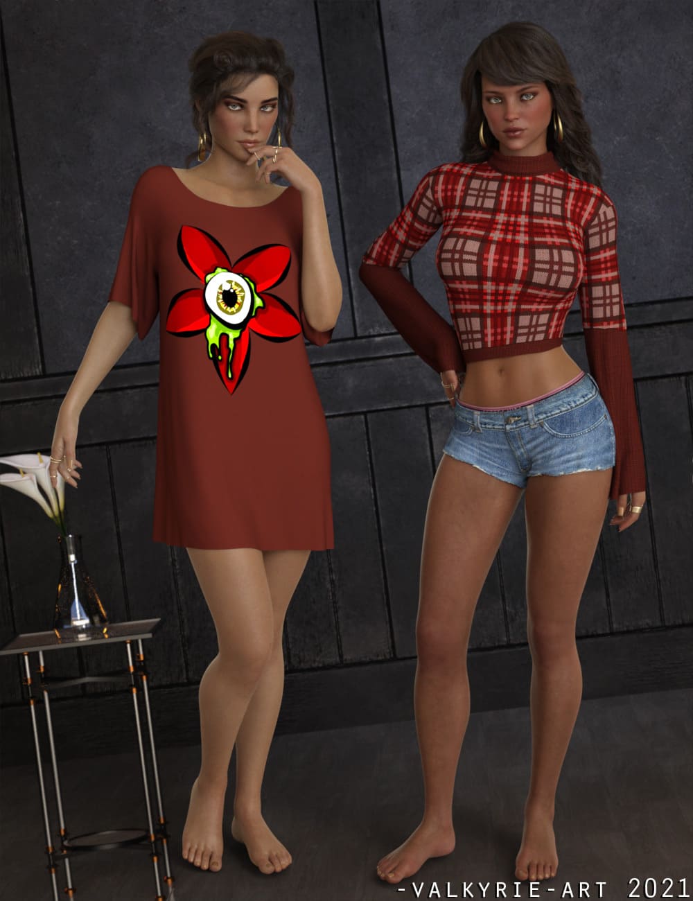 InStyle – dforce – Layered Tees – G8F_DAZ3DDL
