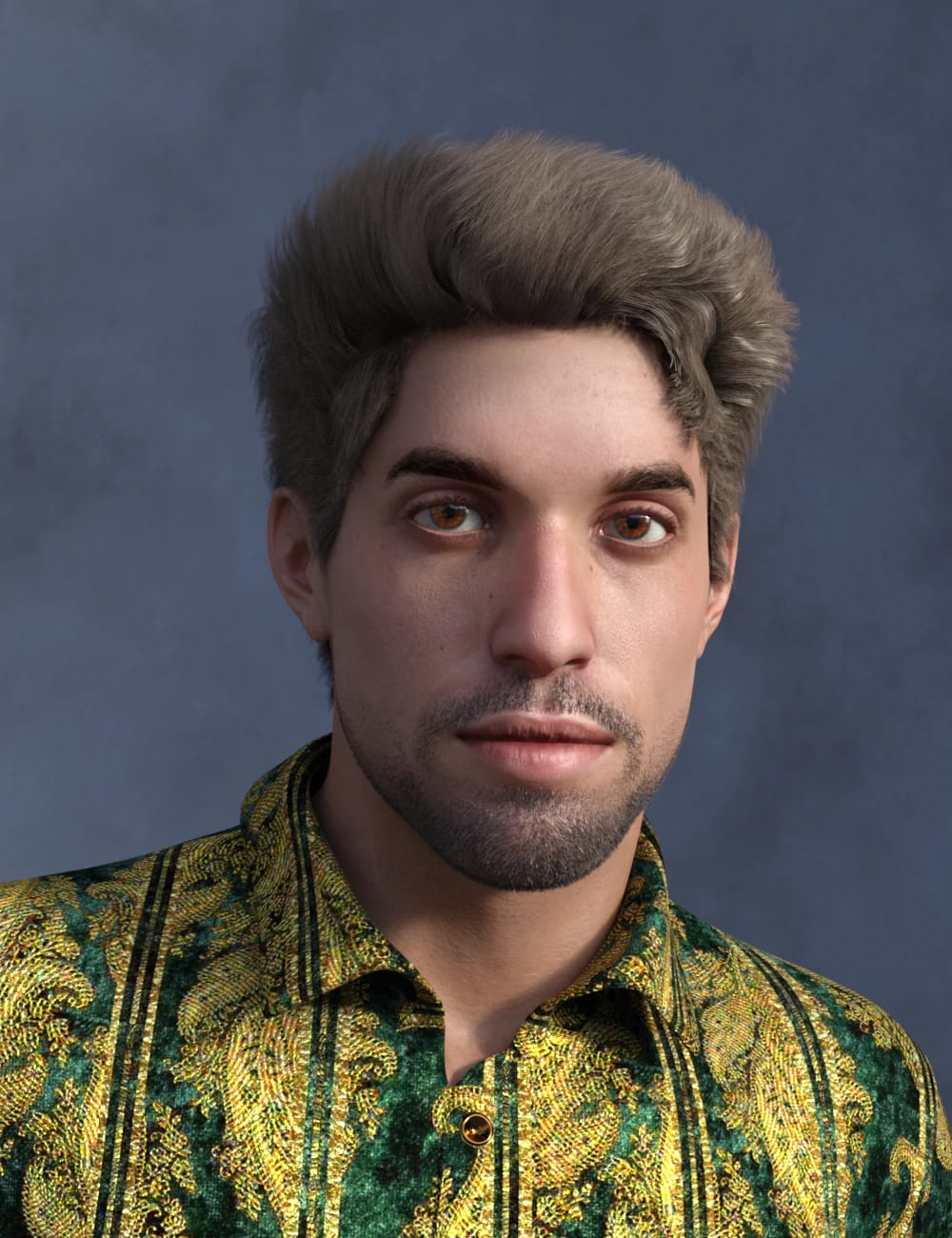 Mick, Hair and dForce Outfit for Mick Genesis 8 and 8.1 Males_DAZ3DDL