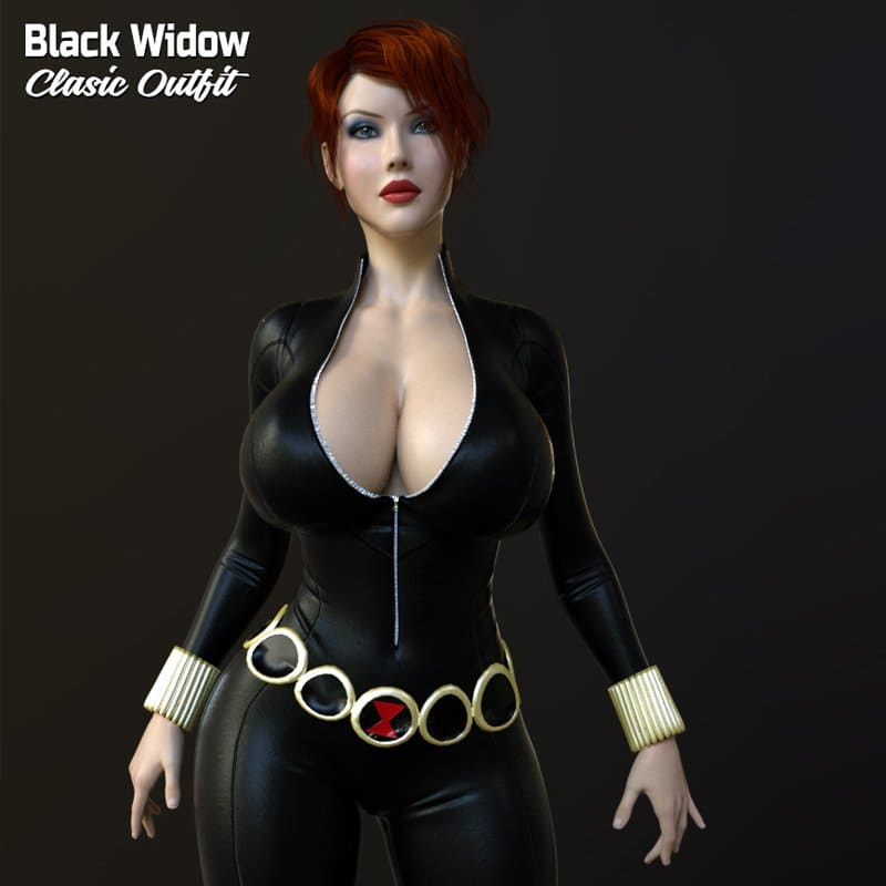 MV BlackWidow Classic For G3F_DAZ3D下载站