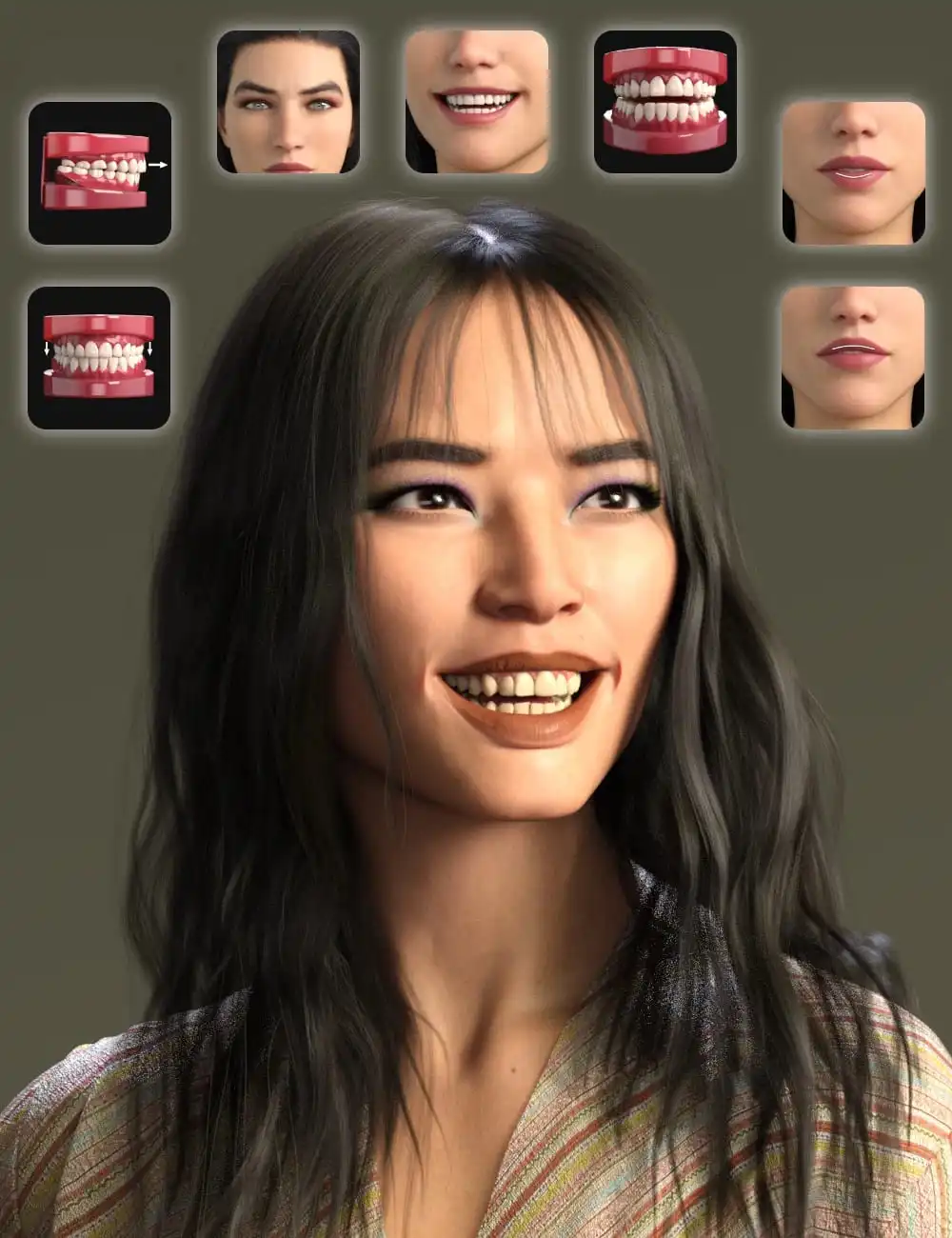 NG Build Your Own Smile for Genesis 8.1 Female_DAZ3D下载站