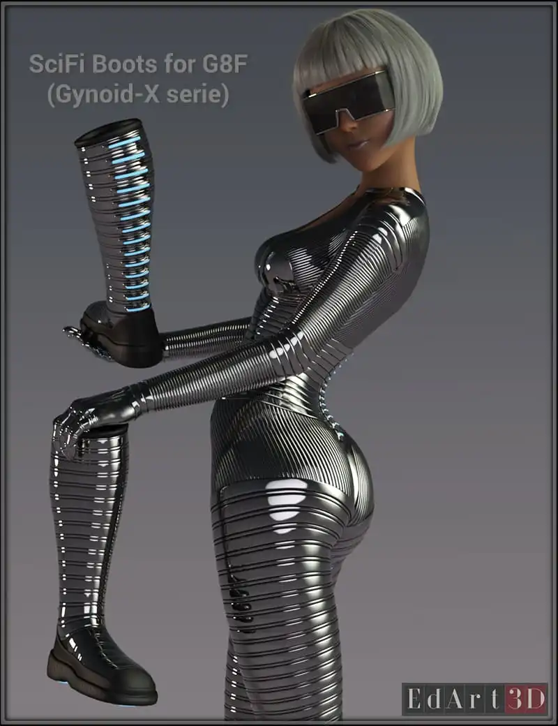 SciFi Boots for G8F_DAZ3DDL