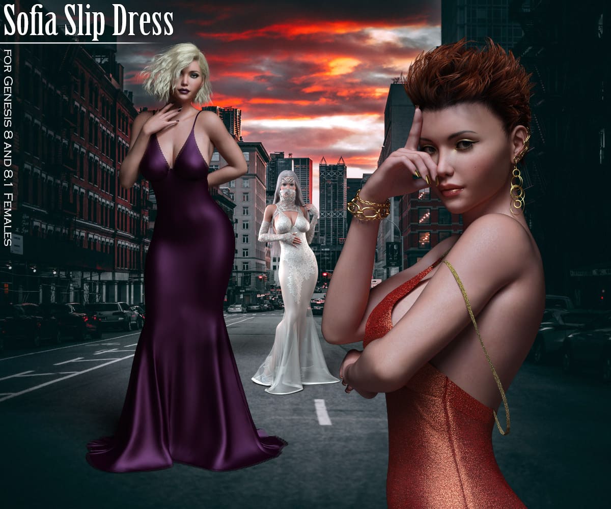 Sofia Slip Dress for Genesis 8 and Genesis 8.1 Females_DAZ3DDL