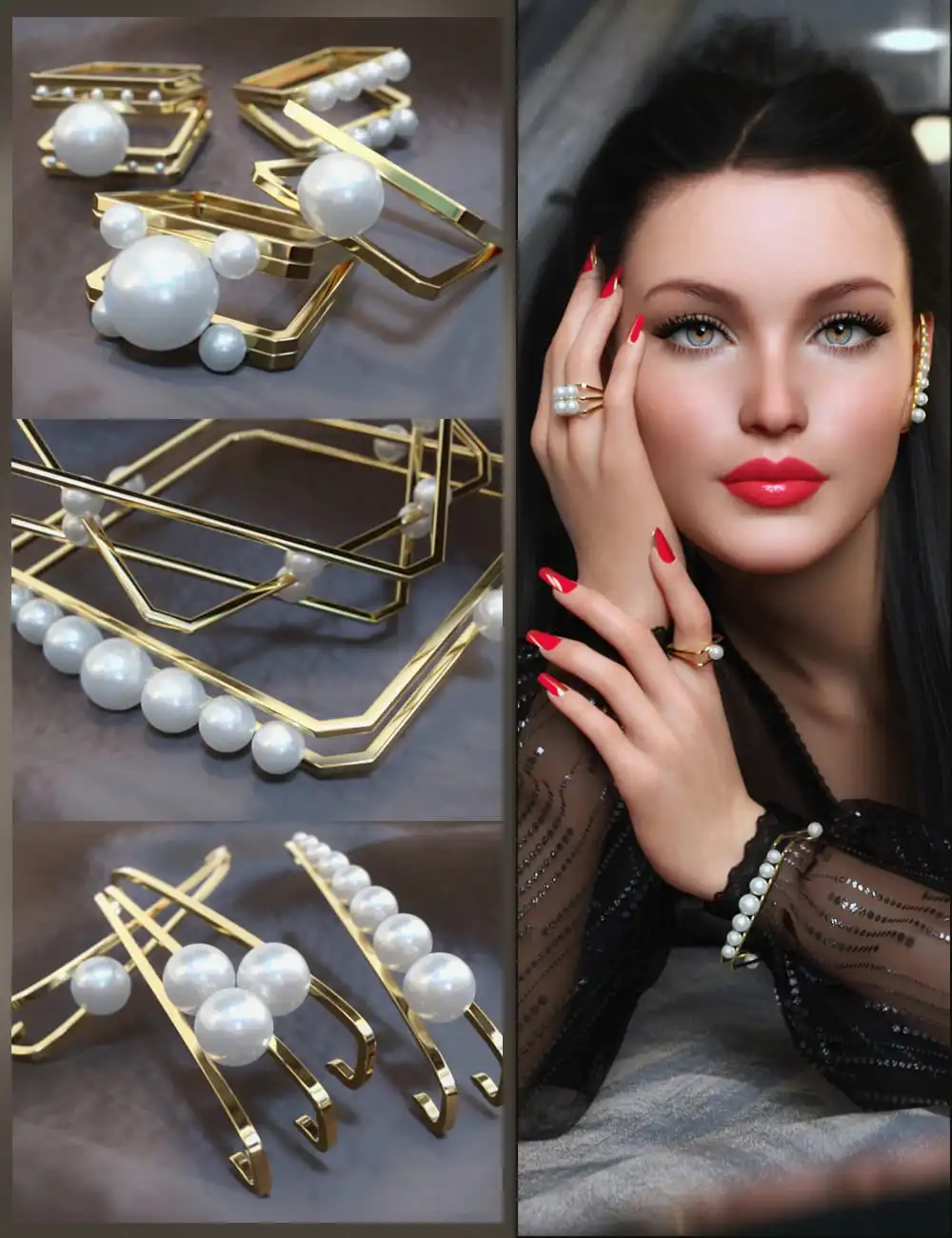 VRV Daphne Jewelry_DAZ3DDL