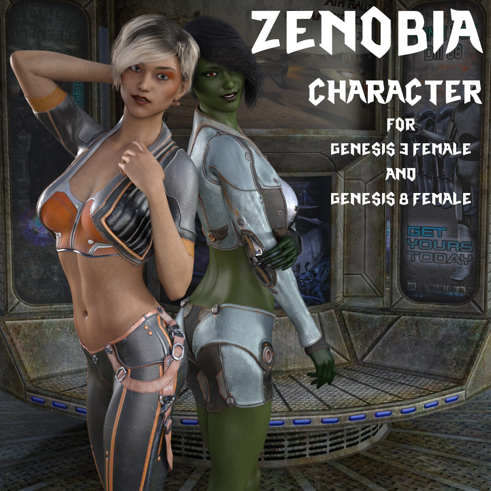 Zenobia for Genesis 3 and 8 Female_DAZ3D下载站