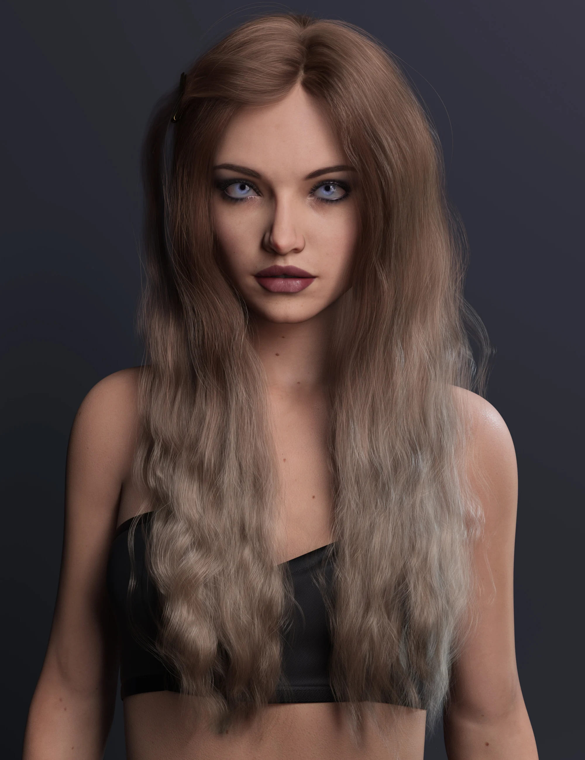 2022-02 Hair for Genesis 8 and 8.1 Females_DAZ3D下载站