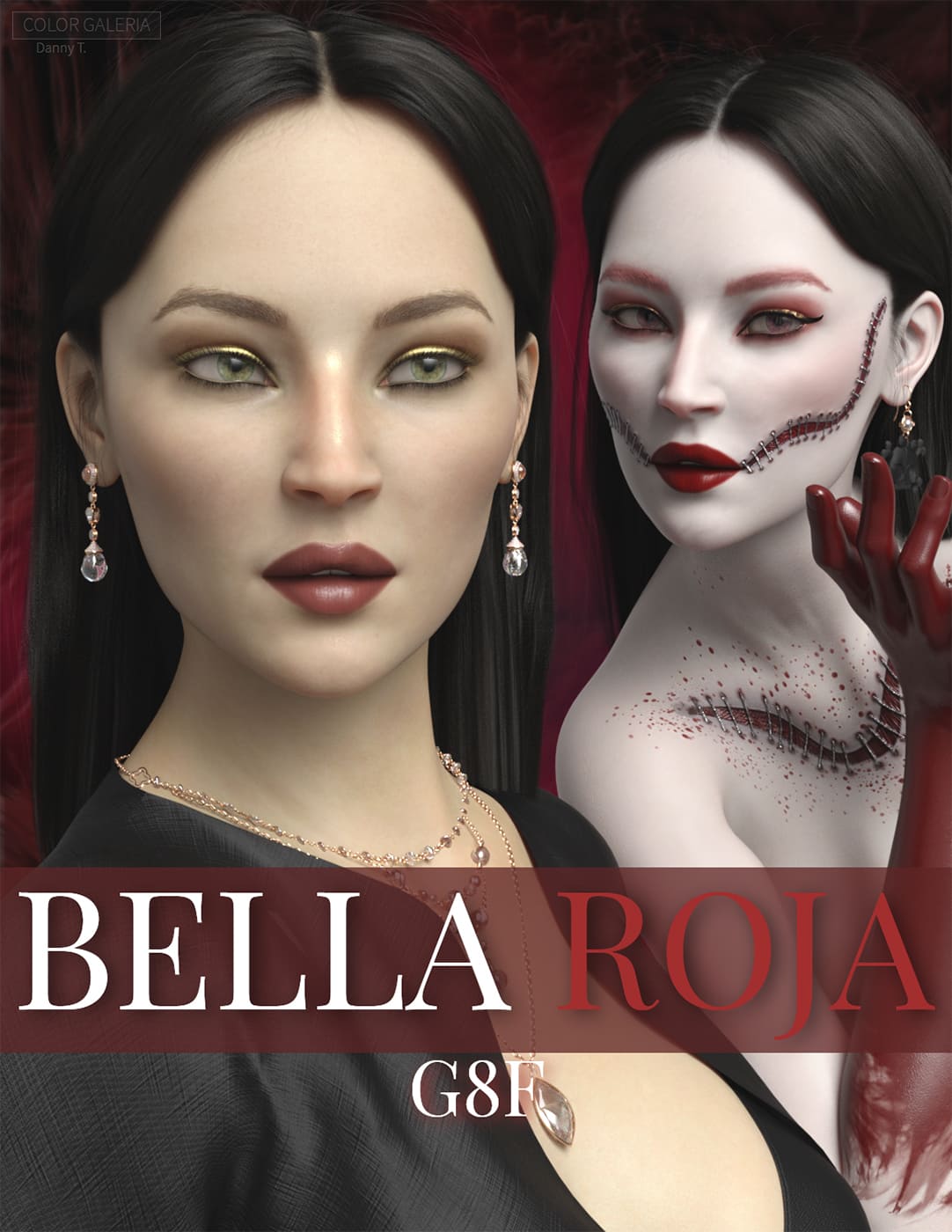 Bella Roja for Genesis 8 Female_DAZ3D下载站