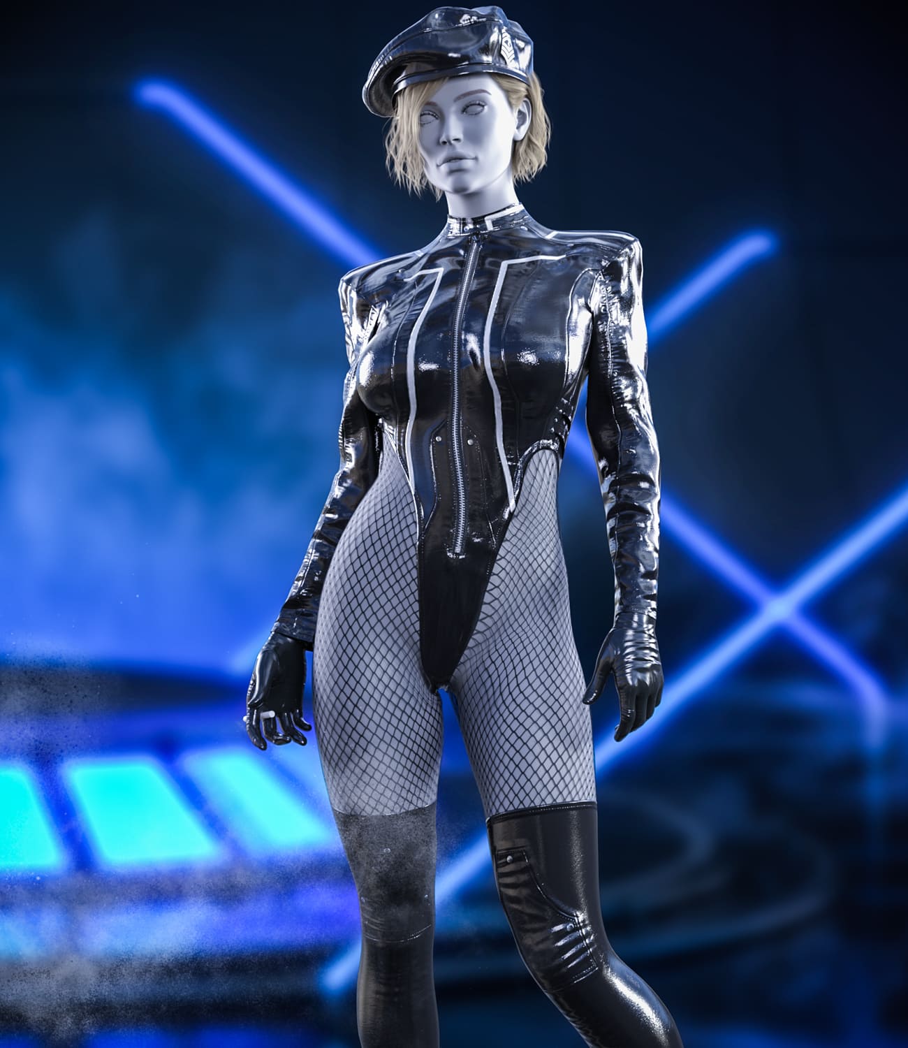 Cosplay Bodysuit dforce outfit for Genesis 8 & 8.1 Female(s)_DAZ3D下载站