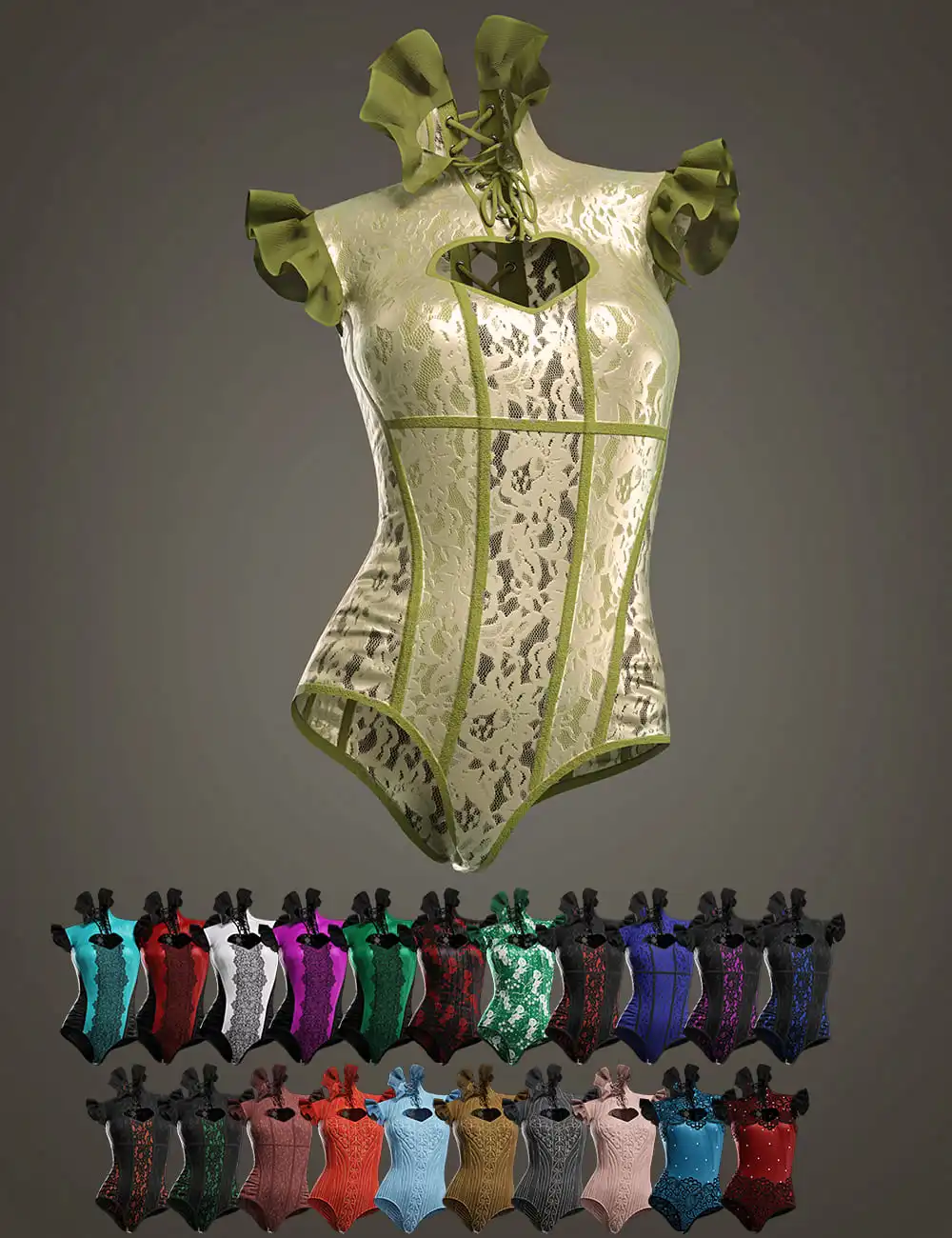 It’s Diva Time Bodysuit for Genesis 8 and 8.1 Females_DAZ3D下载站