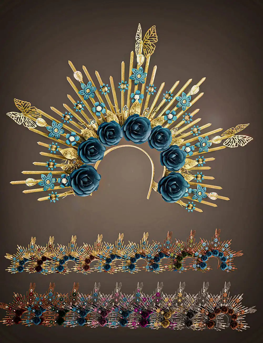 It’s Diva Time Crown for Genesis 8 and 8.1 Females_DAZ3D下载站