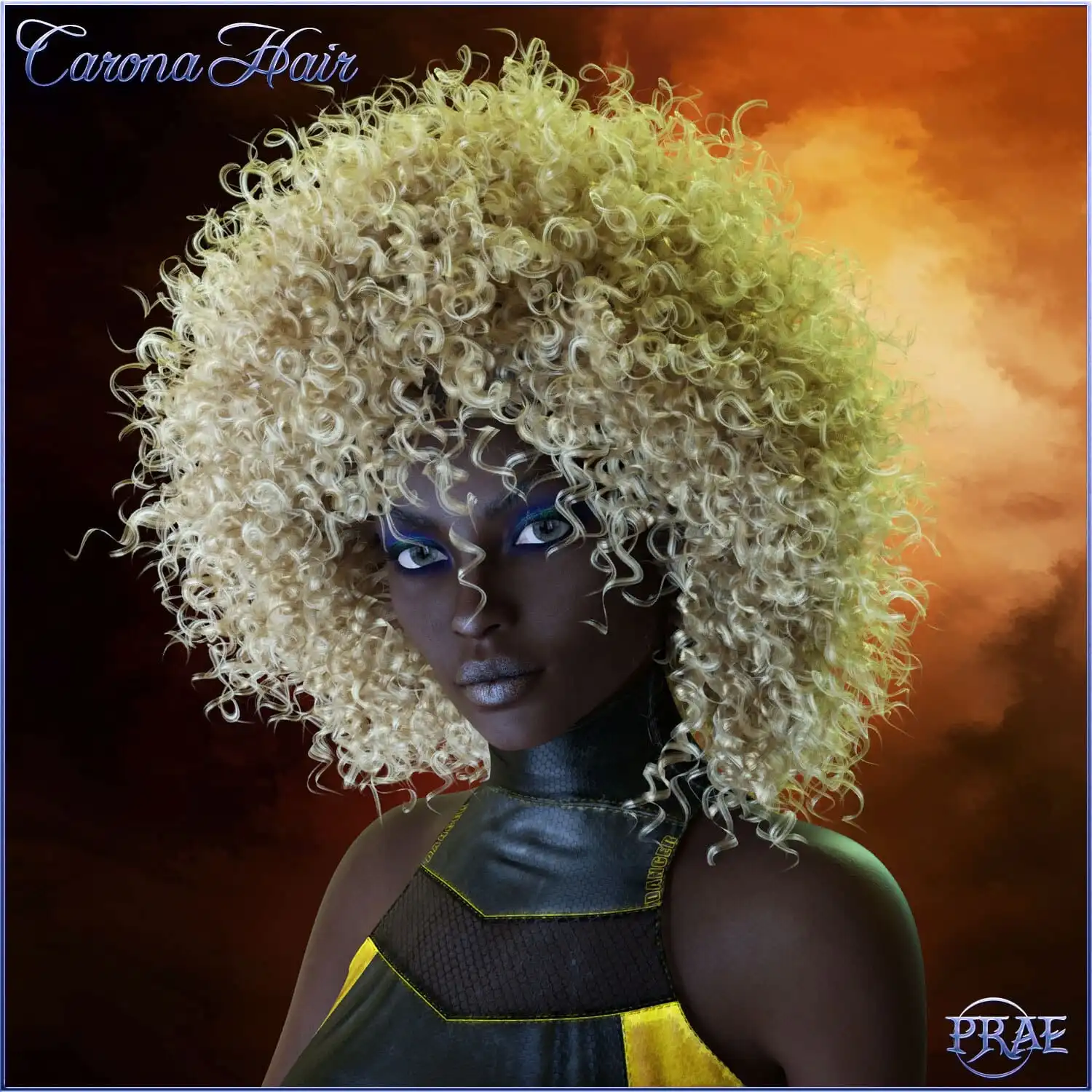 Prae-Carona Hair For G8 Daz_DAZ3DDL