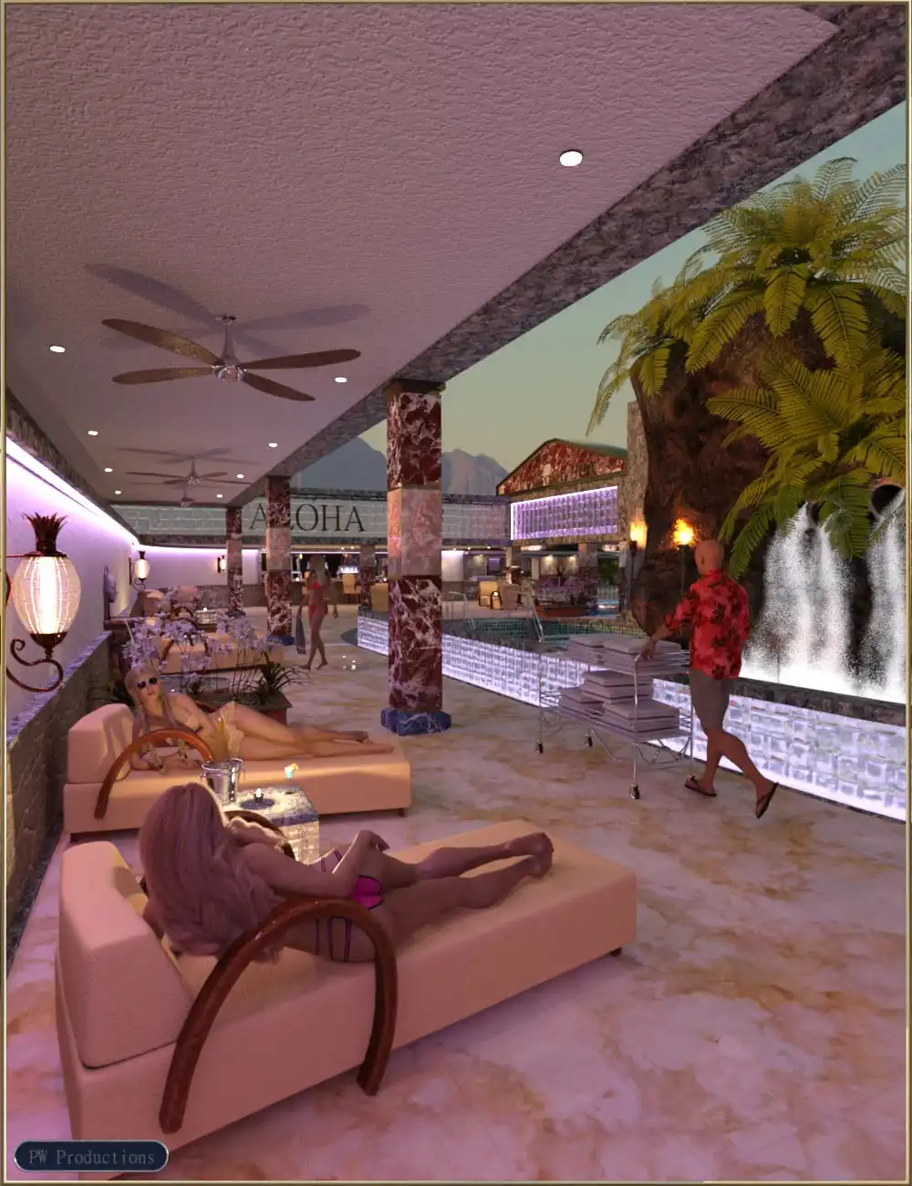 PW El Grotto Spa_DAZ3D下载站
