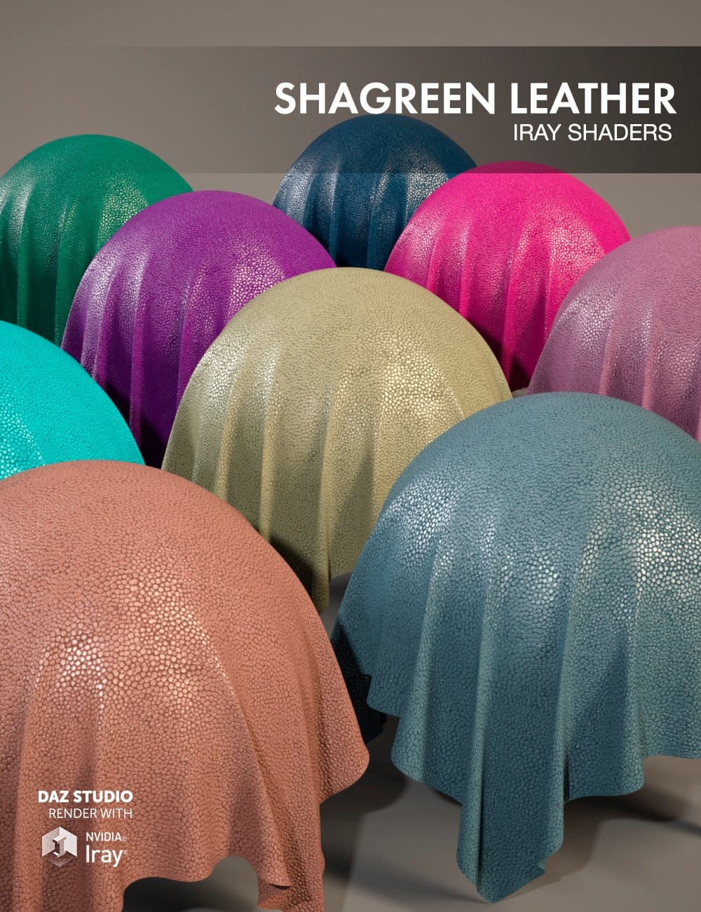Shagreen Leather – Iray Shaders_DAZ3D下载站