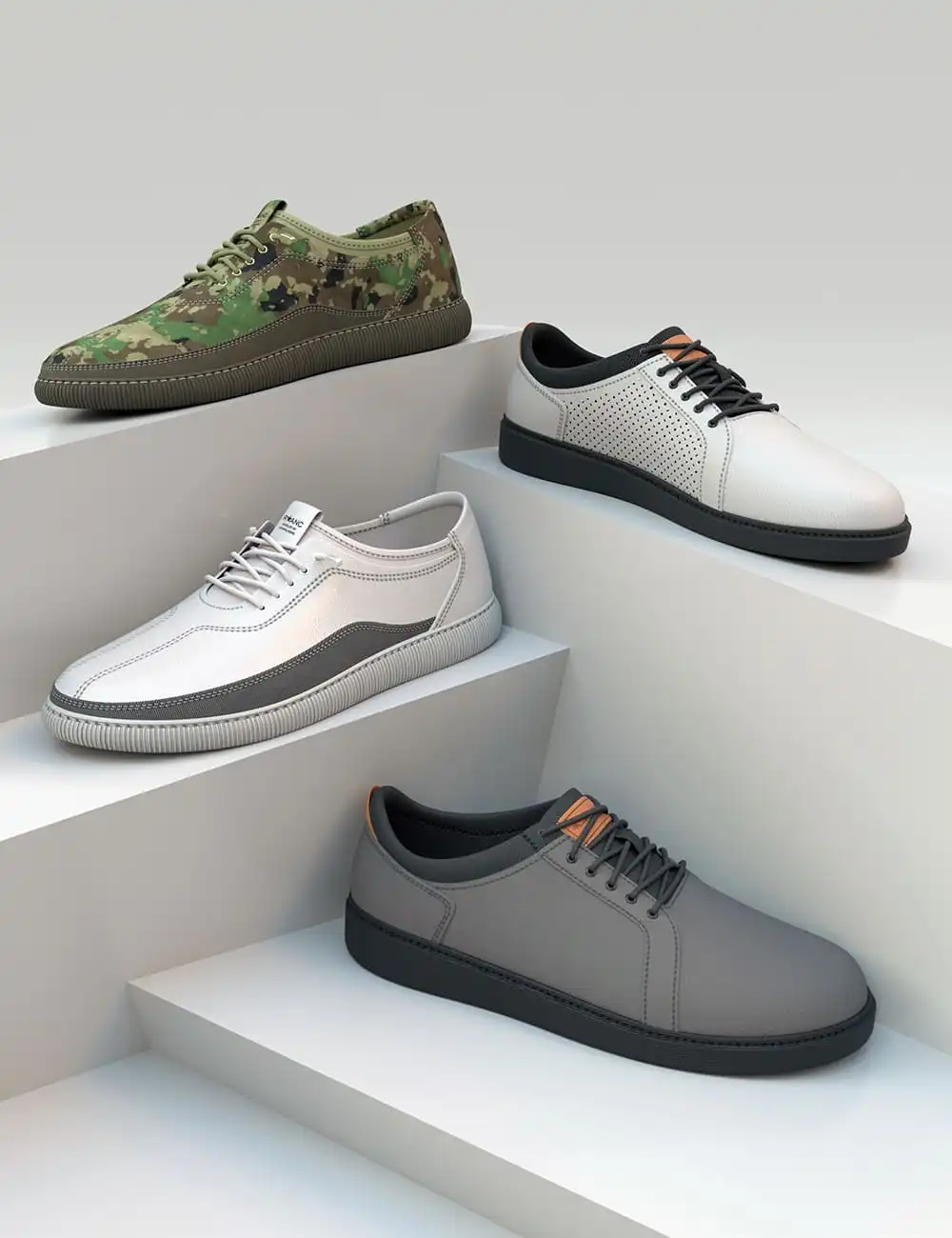 Sneakers for Genesis 8 and 8.1 Males_DAZ3D下载站