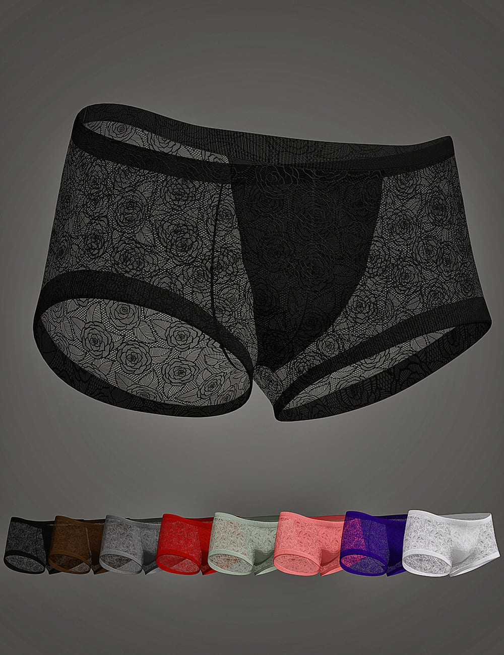 XF Bunny Lace Lingerie Briefs for Genesis 8 and 8.1 Males_DAZ3D下载站