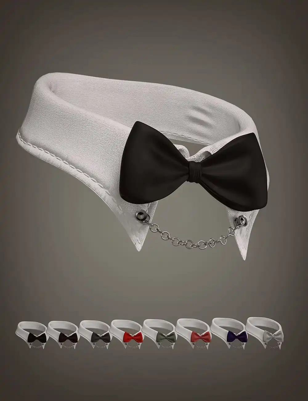 XF Bunny Lace Lingerie Collar for Genesis 8 and 8.1 Males_DAZ3DDL