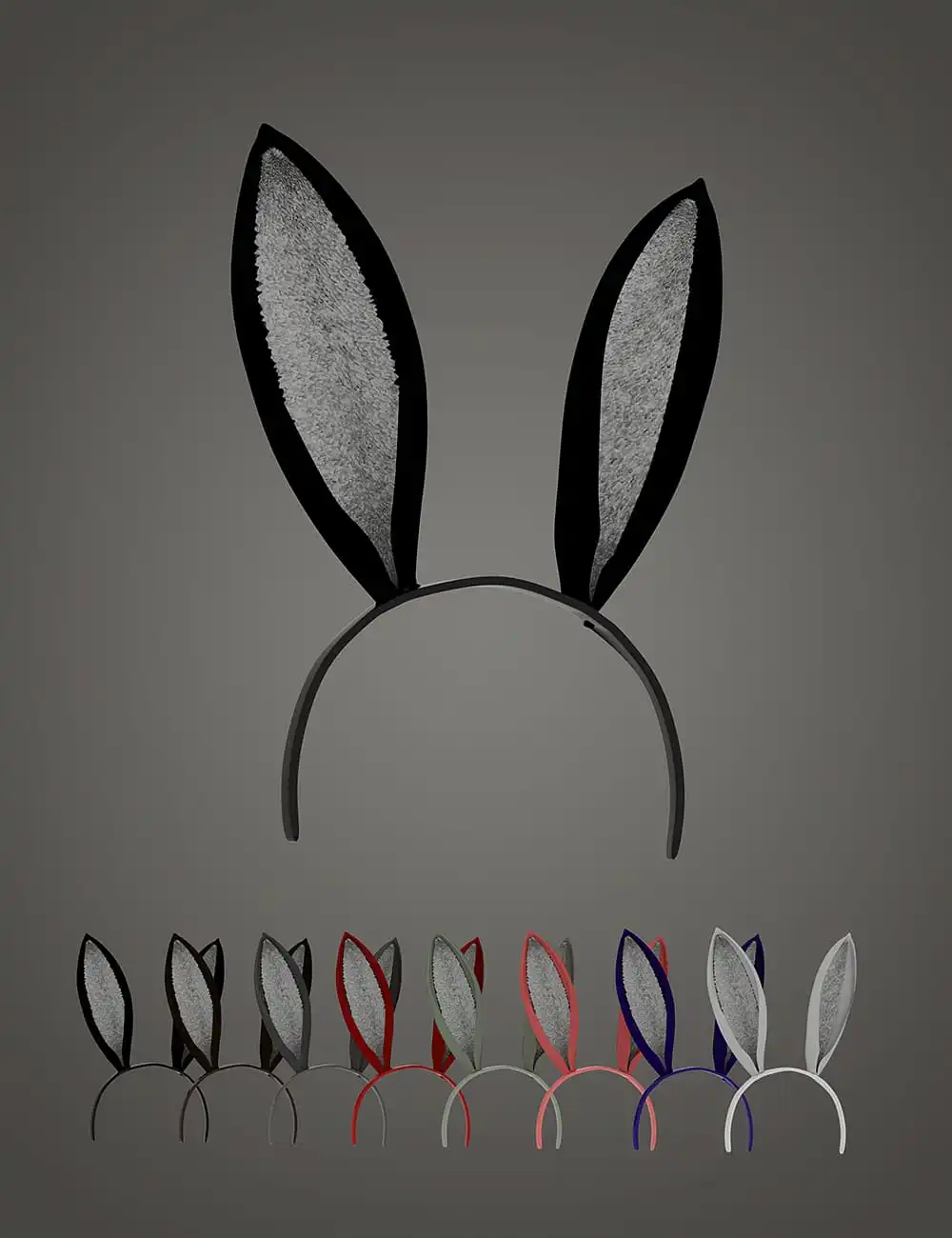 XF Bunny Lace Lingerie Headband for Genesis 8 and 8.1 Males_DAZ3DDL