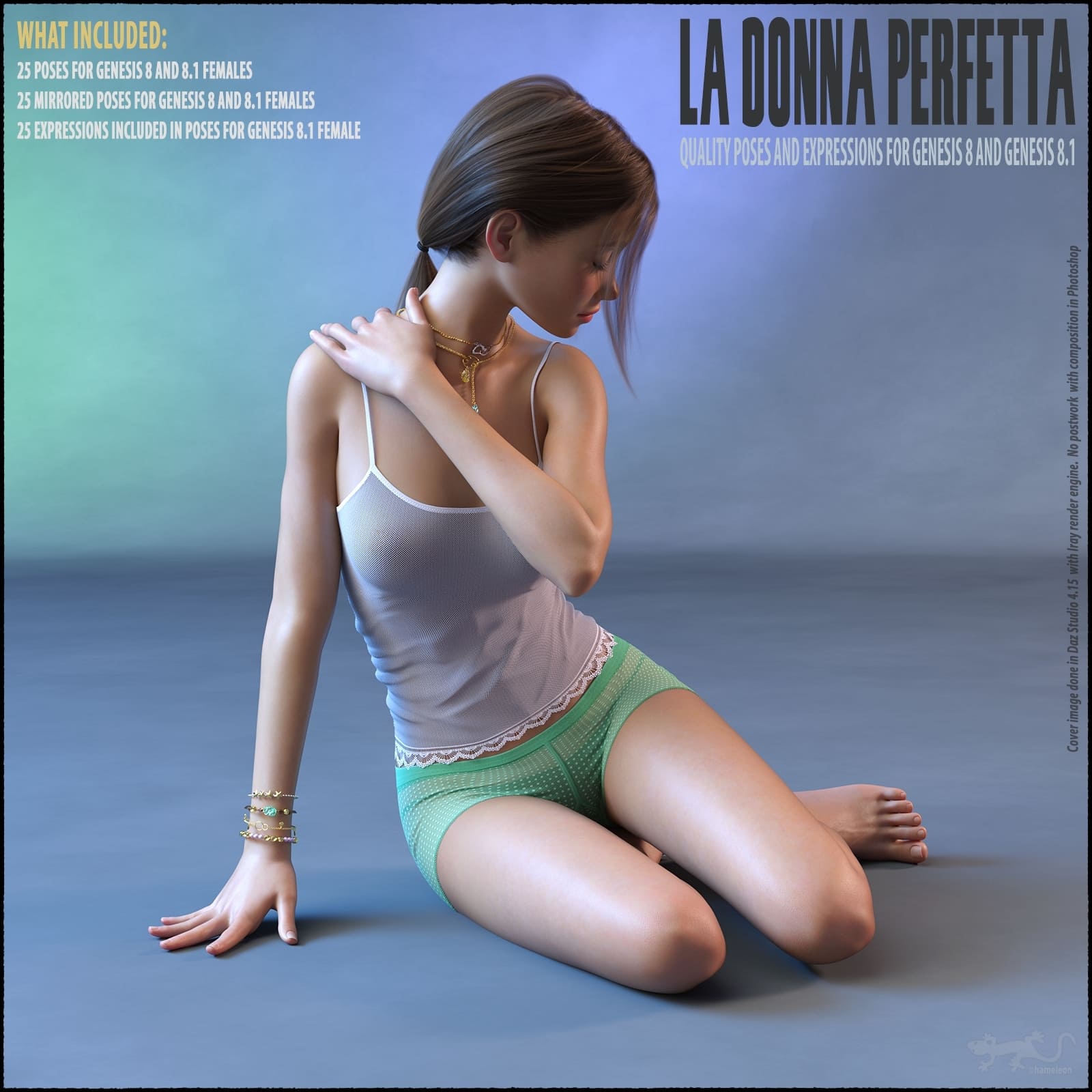 La Donna Perfetta – Poses for Genesis 8 and 8.1_DAZ3DDL