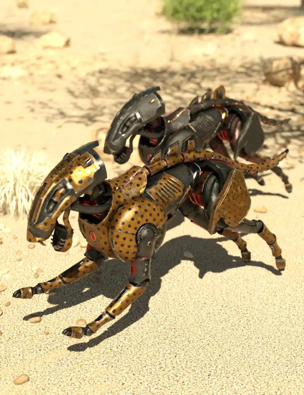 Mecha Cheetah_DAZ3DDL