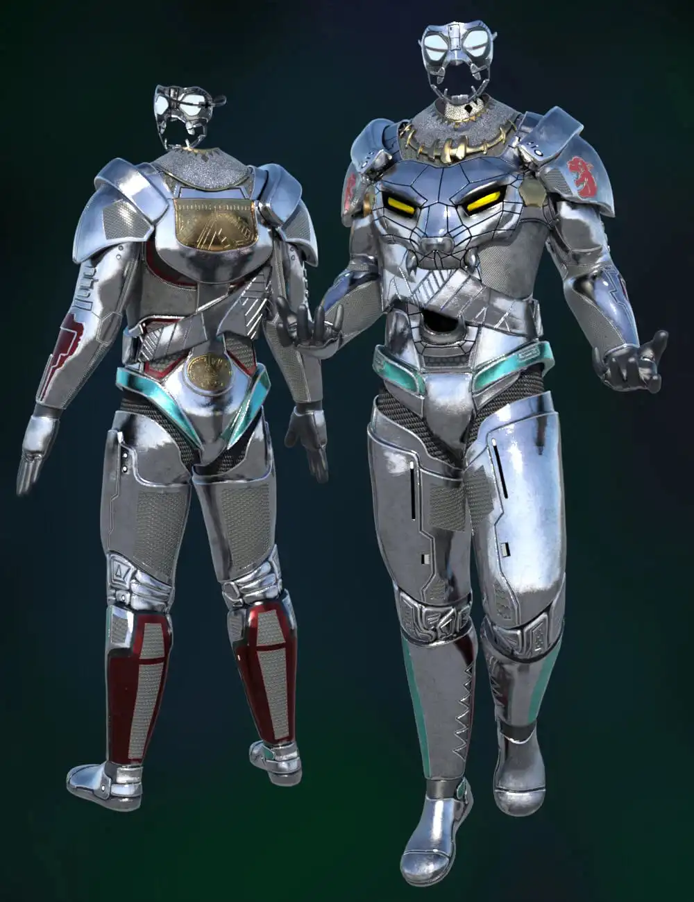 Mnyama Armor Bundle for Genesis 8.1 Males_DAZ3DDL
