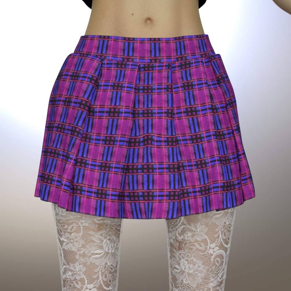 Pleated Pink Skirt For Genesis 8 Female_DAZ3DDL