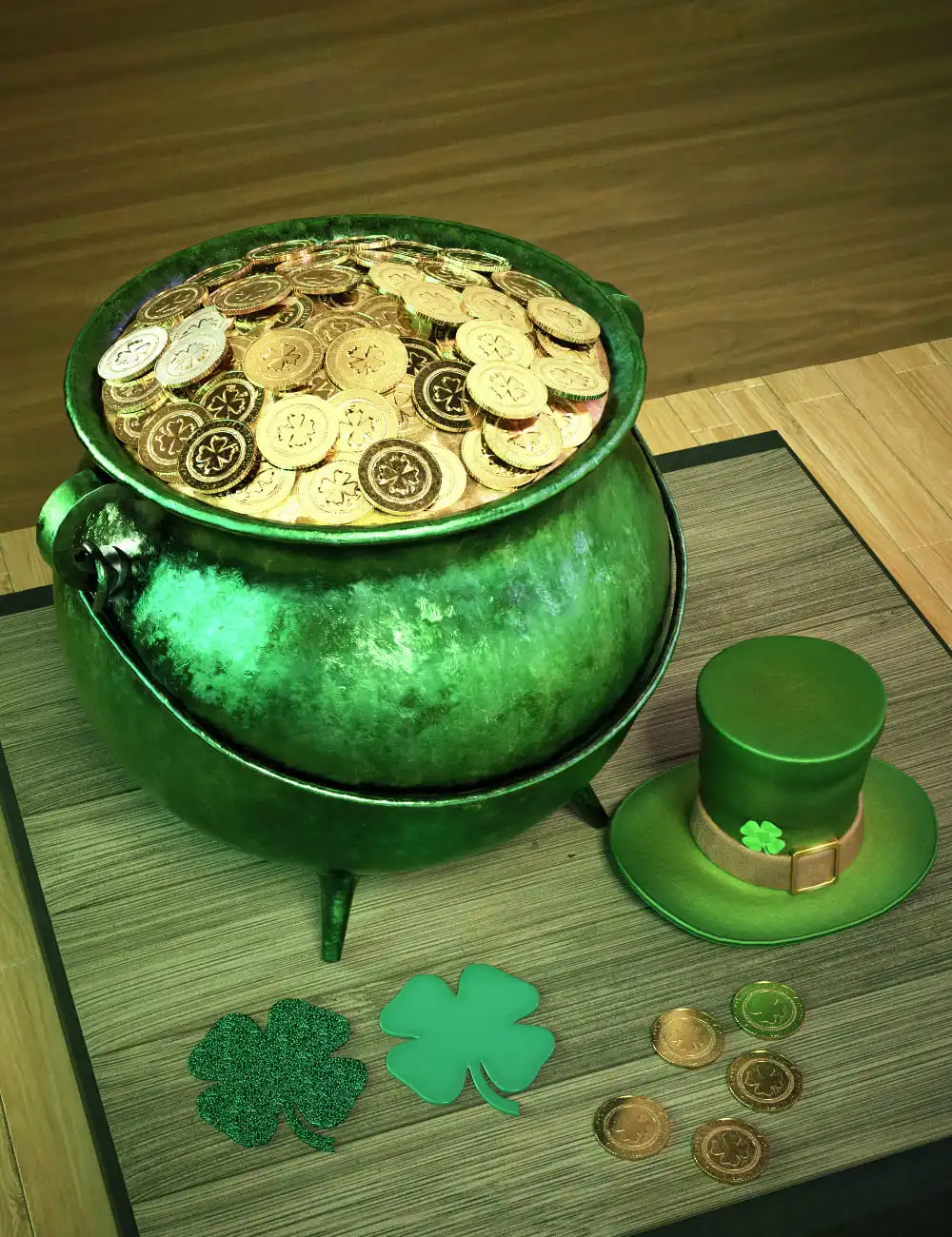 St Patrick’s Day Props_DAZ3DDL