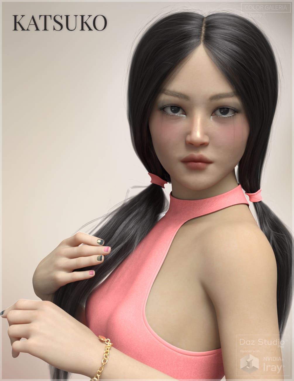 Teen – Katsuko for Genesis 8 Female_DAZ3D下载站