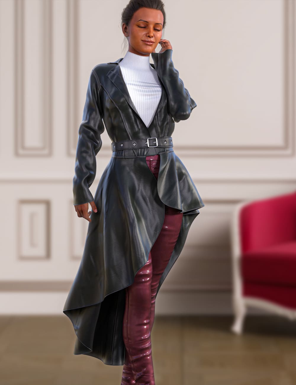 Winter On Doors Outfit for Genesis 8 and 8.1 Females_DAZ3DDL
