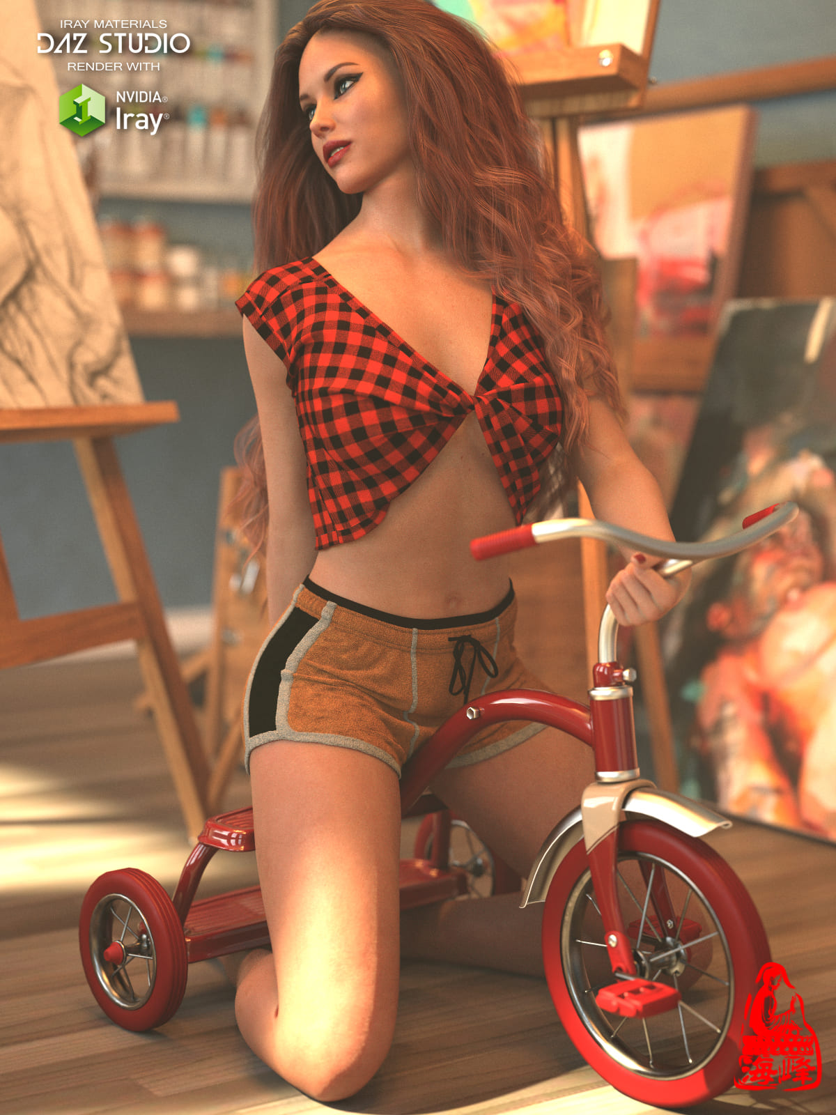 dForce Twister Tank & Shorts for Genesis 8 and 8.1 Females_DAZ3DDL
