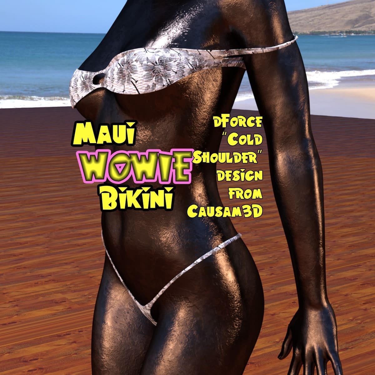 Maui Wowie Bikini for Genesis 8.X Females_DAZ3D下载站