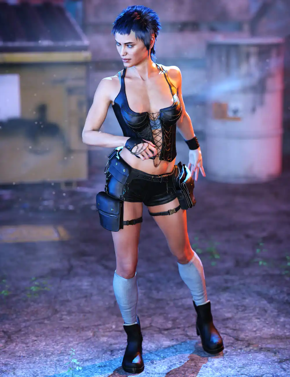Rebel Outfit for Genesis 8 Females Bundle_DAZ3DDL