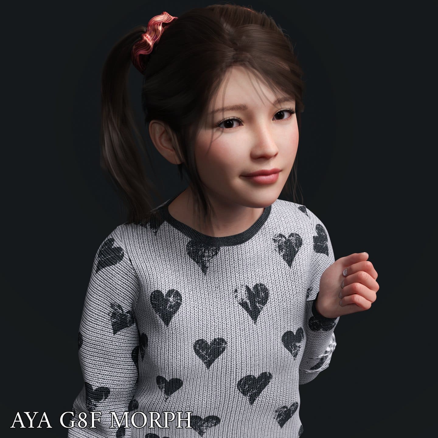 Aya Character Morph For Genesis 8 Females_DAZ3D下载站