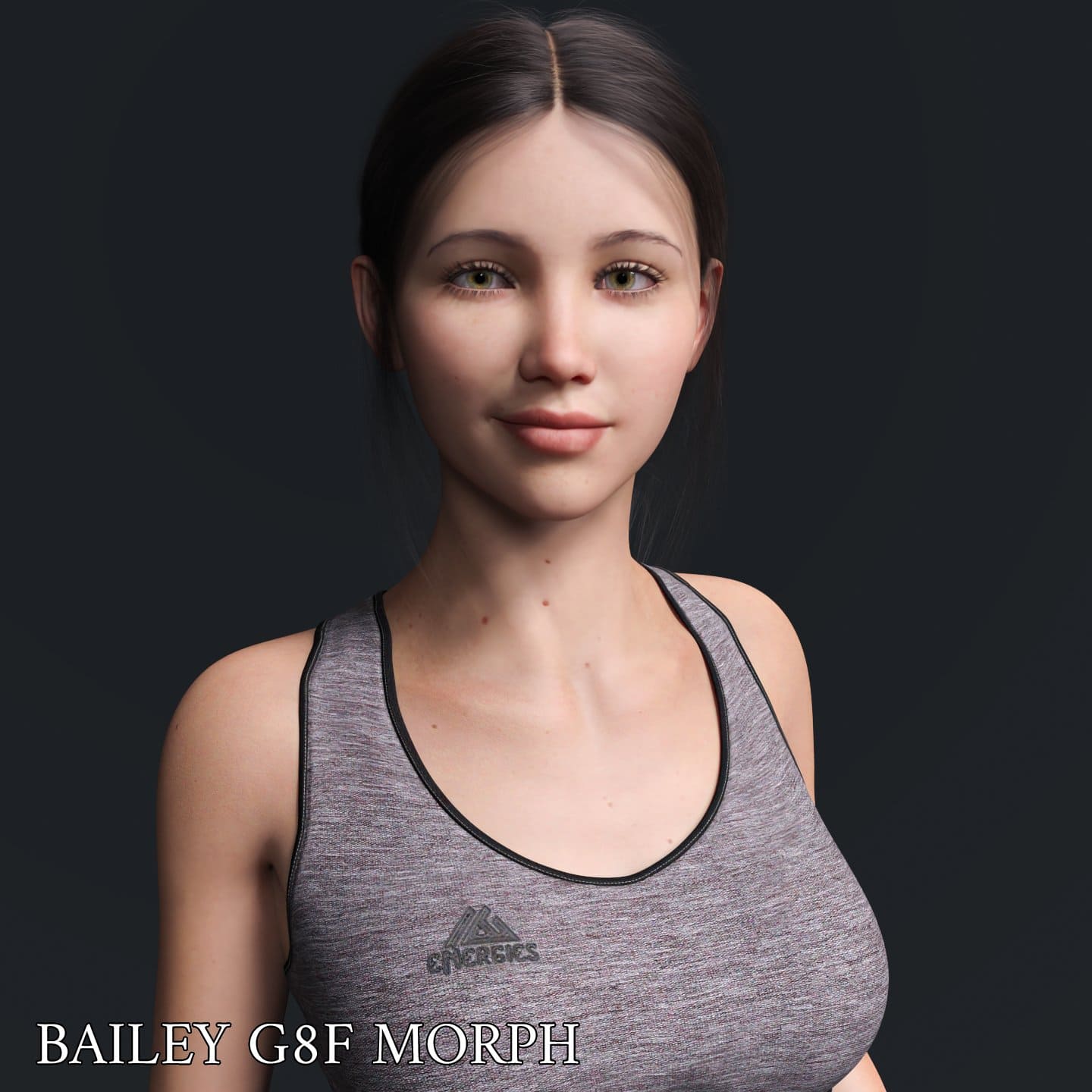 Bailey Character Morph For Genesis 8 Females_DAZ3D下载站