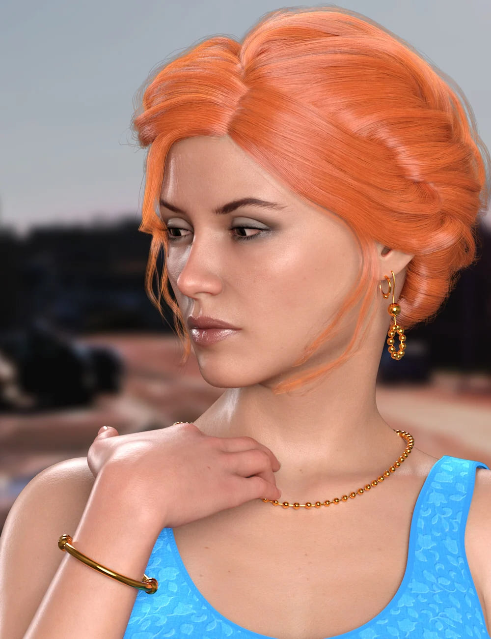 Blue Jewels for Genesis 8 and 8.1 Females_DAZ3DDL