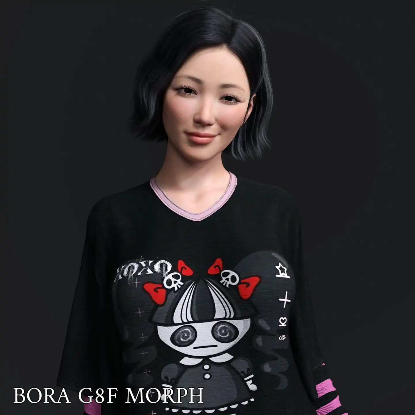 Bora Character Morph For Genesis 8 Females_DAZ3D下载站