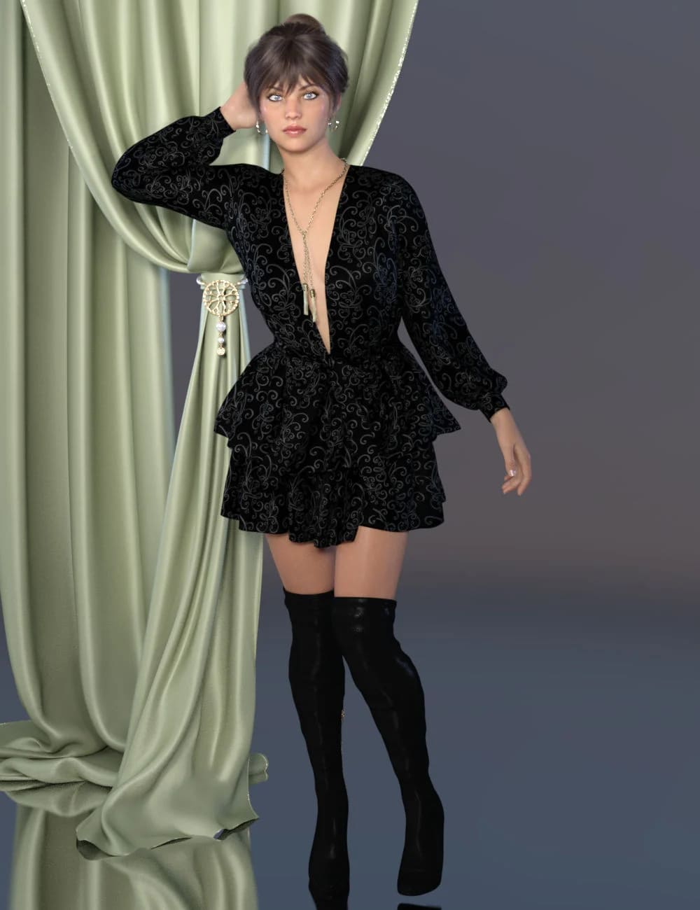 dForce Riley Outfit for Genesis 8 Female(s)_DAZ3DDL