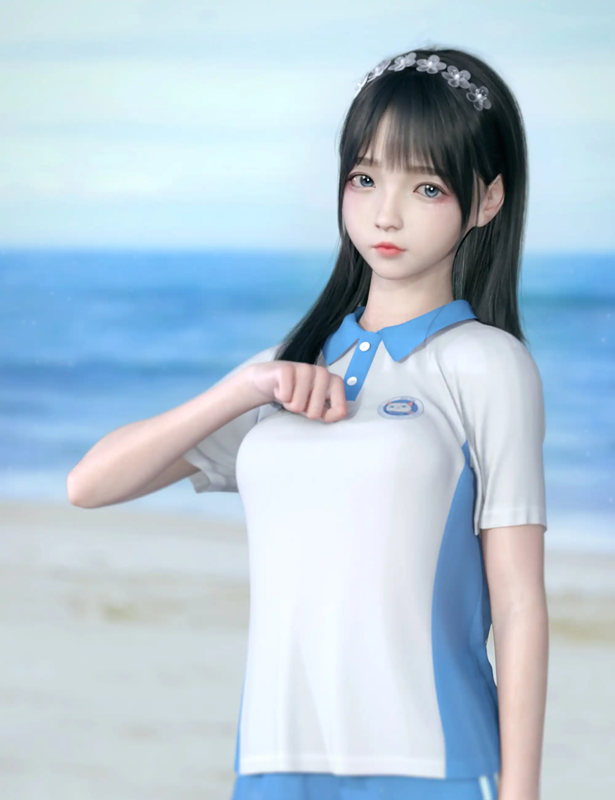 dForce SU School Uniform for Genesis 8 and 8.1 Females_DAZ3DDL