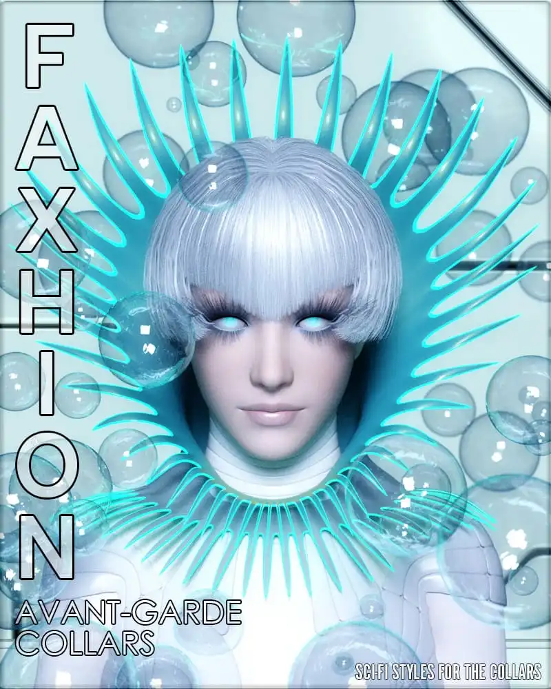 Faxhion – Avant-Garde Collars_DAZ3D下载站