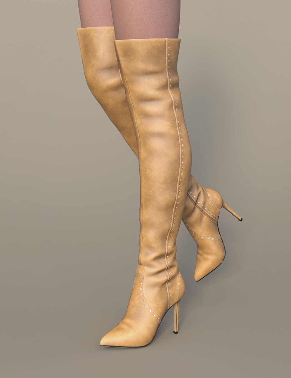 High Boots 6 Texture Expansion_DAZ3D下载站