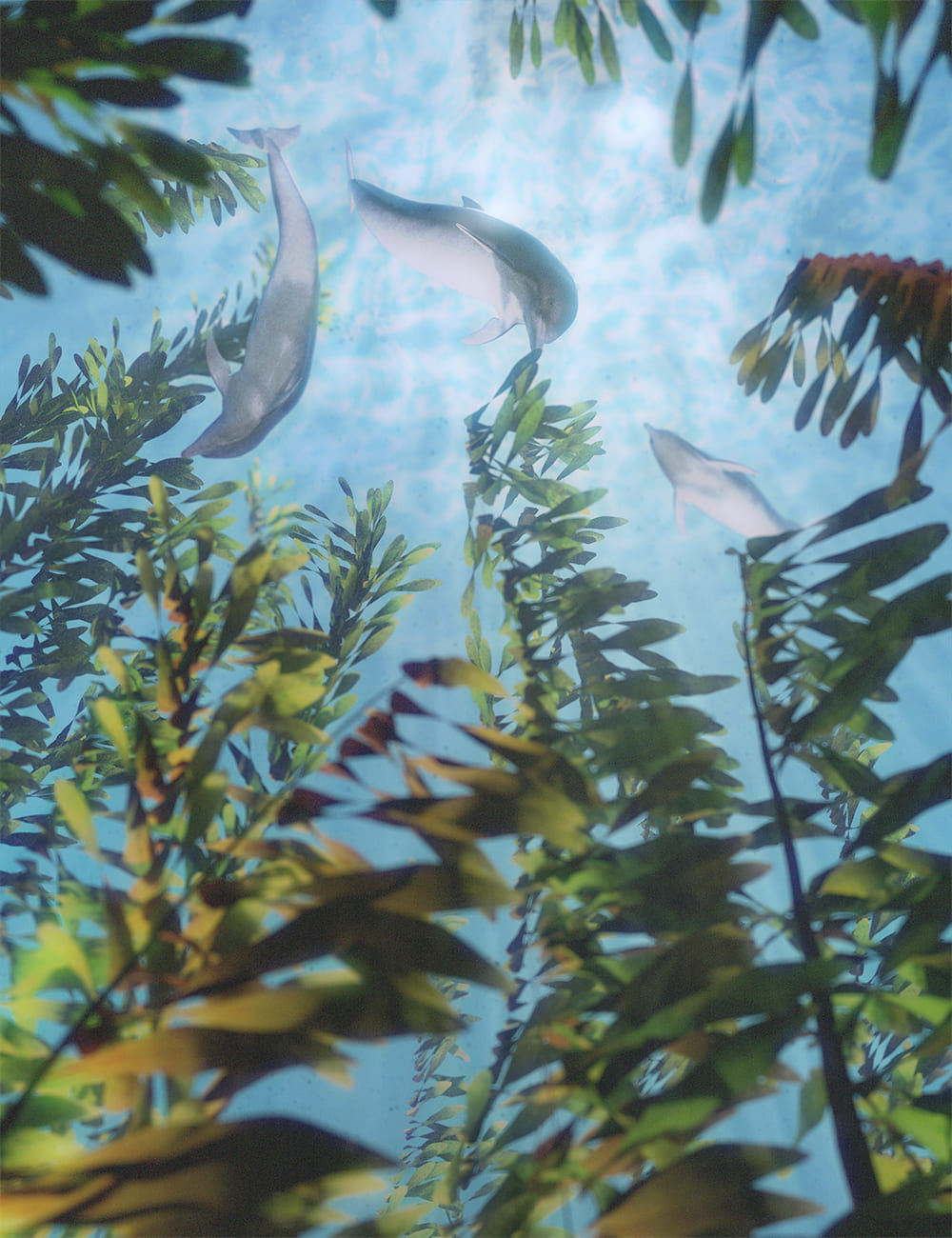 Just Beachy – Underwater Kelp Forest_DAZ3D下载站