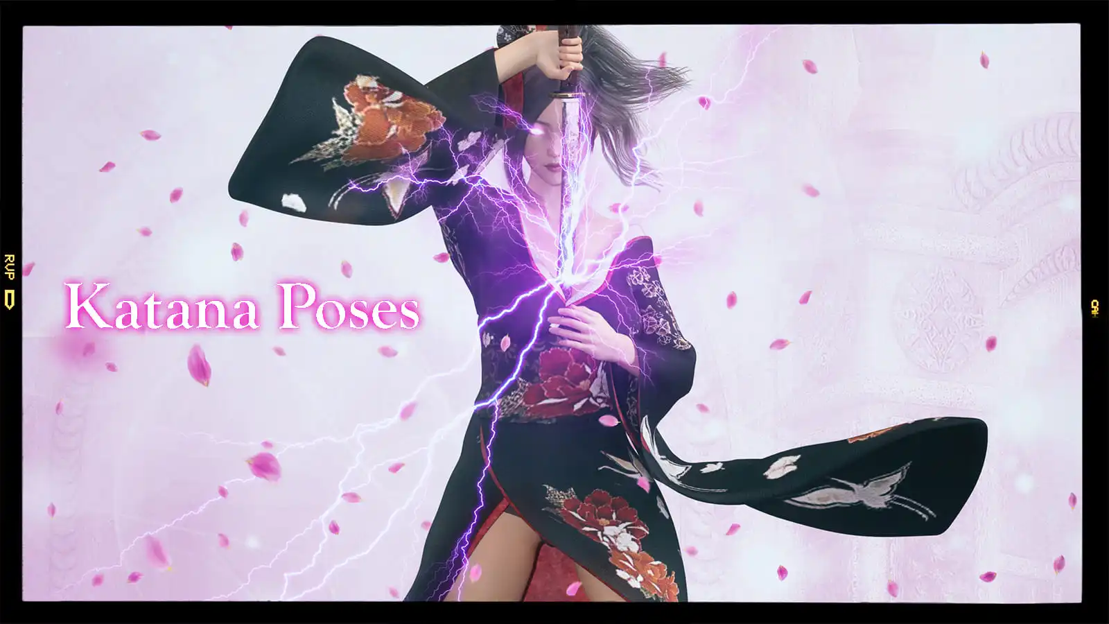 Katana Poses for G8F_DAZ3DDL